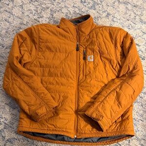 Carhartt Men's Burnt Orange Puffer Jacket